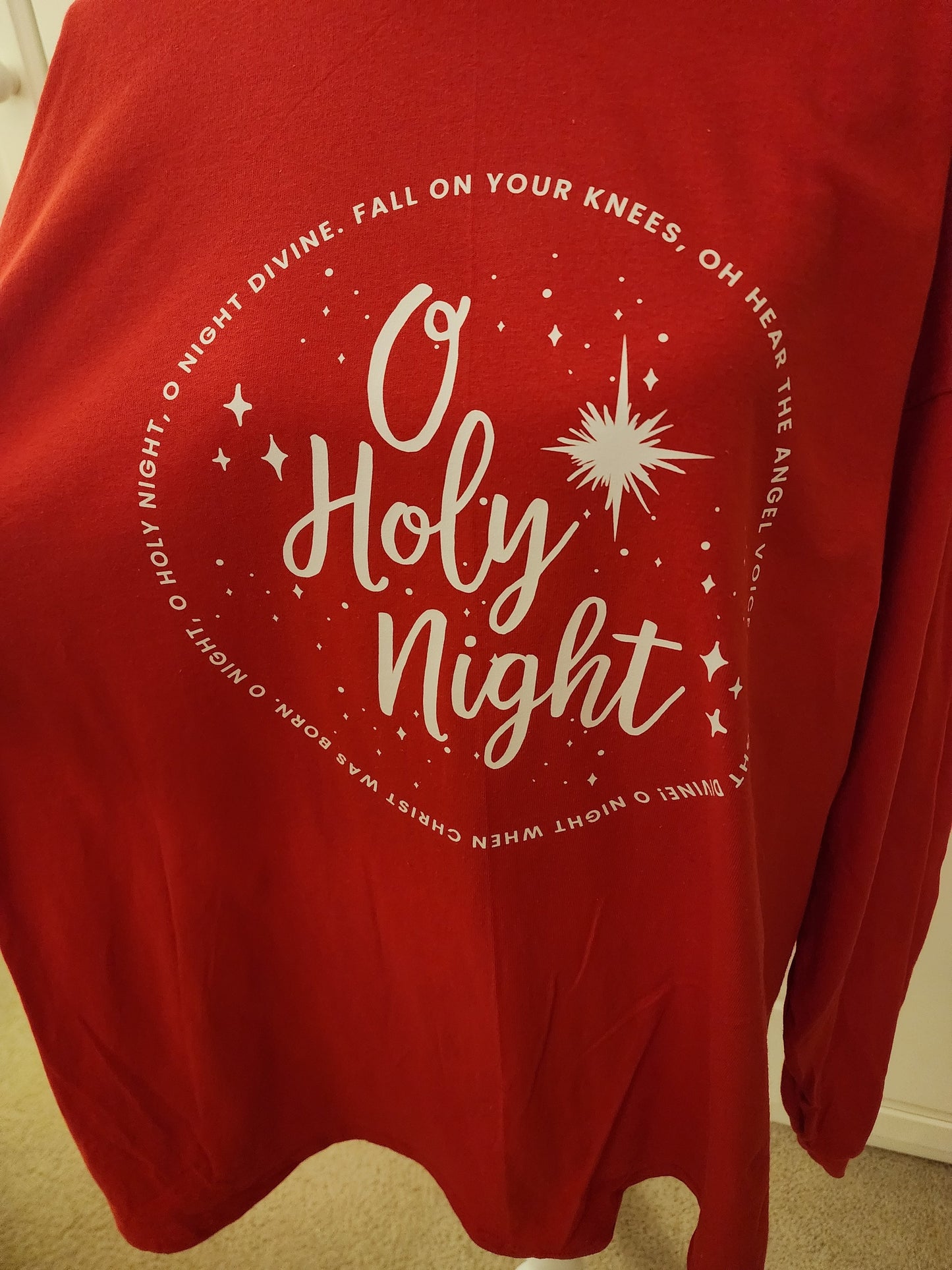 Oh Holy Night Regular & Plus Long & Short Sleeve Tees, Sweatshirts & Hoodies