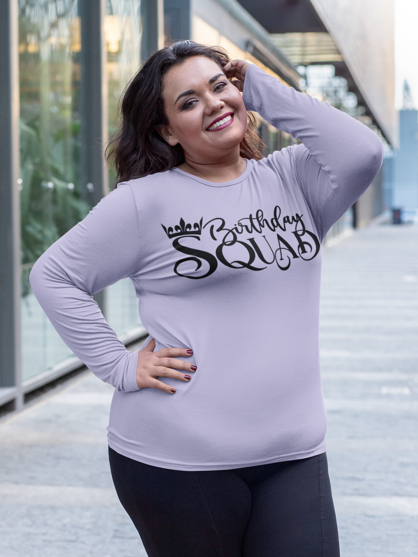 Birthday Squad Regular & Plus Long or Short Sleeve Graphic Tee