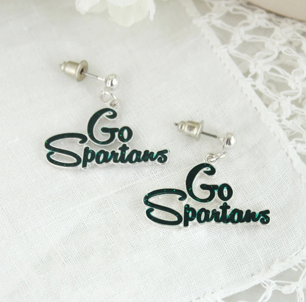 Your Favorite Collegiate Team's Slogan Earrings