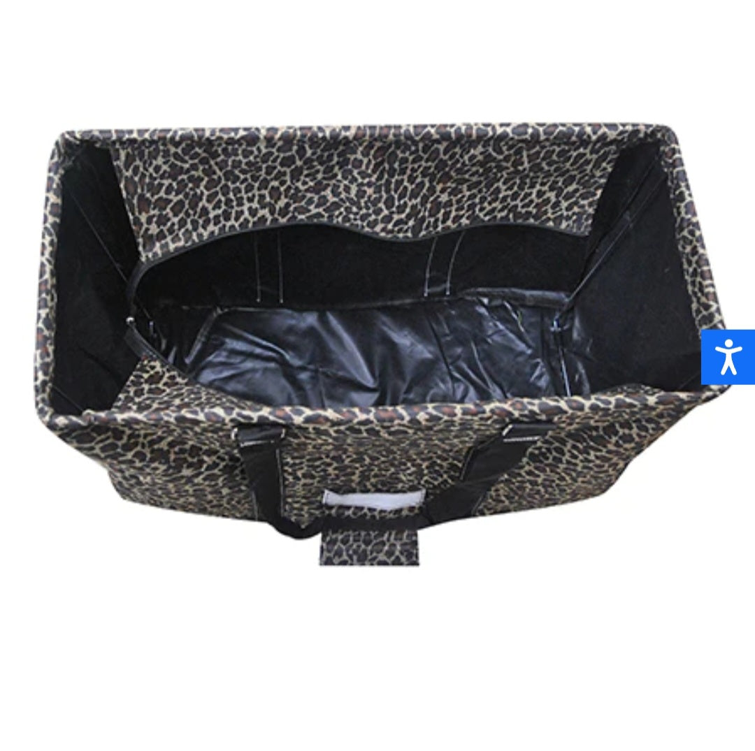 Leopard Mega Utility Shopping Bag