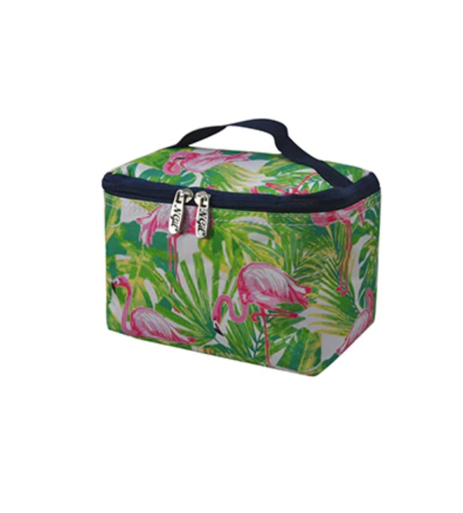 Tropical Flamingo Cosmetic Case