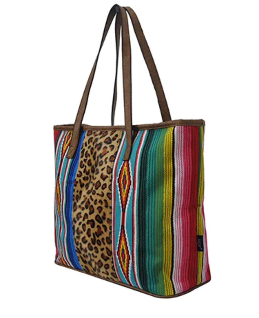 Leopard Serape Everyday Shopping Tote Bag