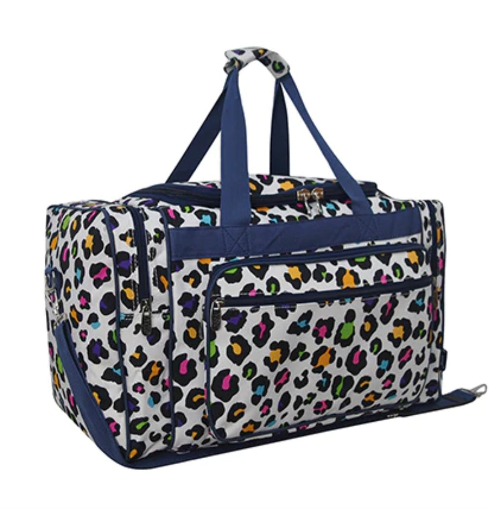Popping Cheetah 20" Weekender Duffel Bag