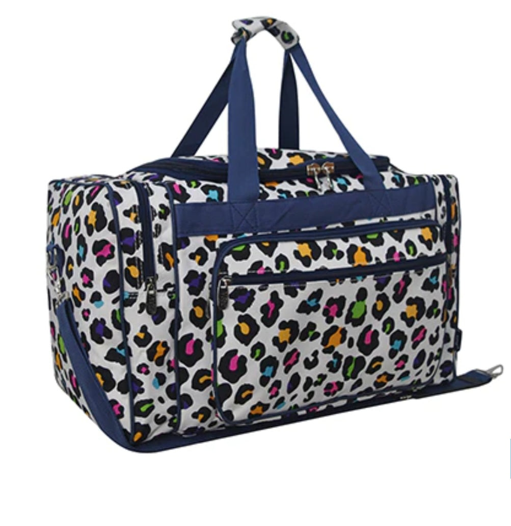 Popping Cheetah 20" Weekender Duffel Bag