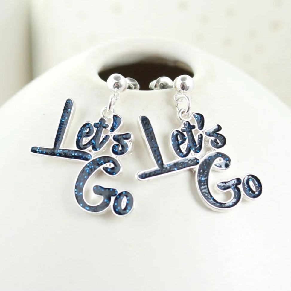 Your Favorite Collegiate Team's Slogan Earrings