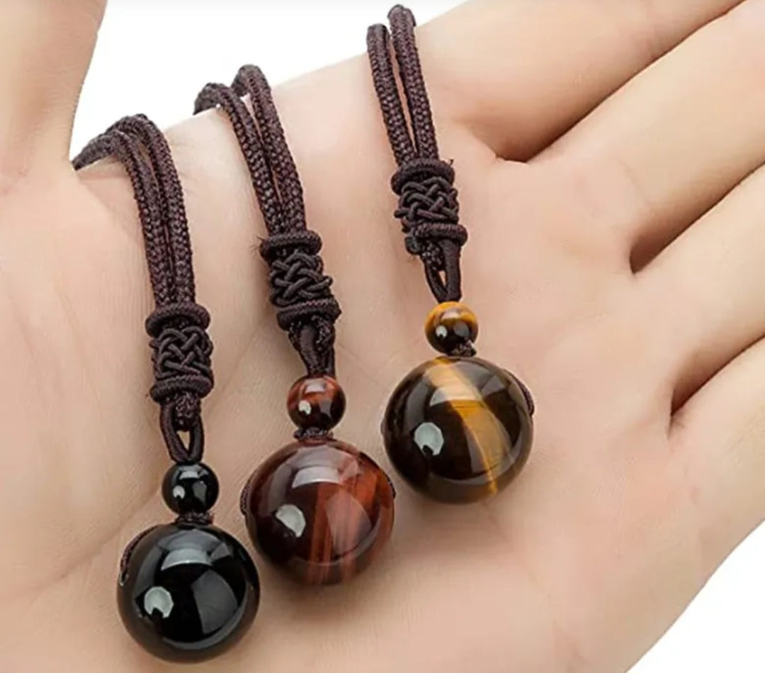 Fashion Ball Natural Stone Necklace