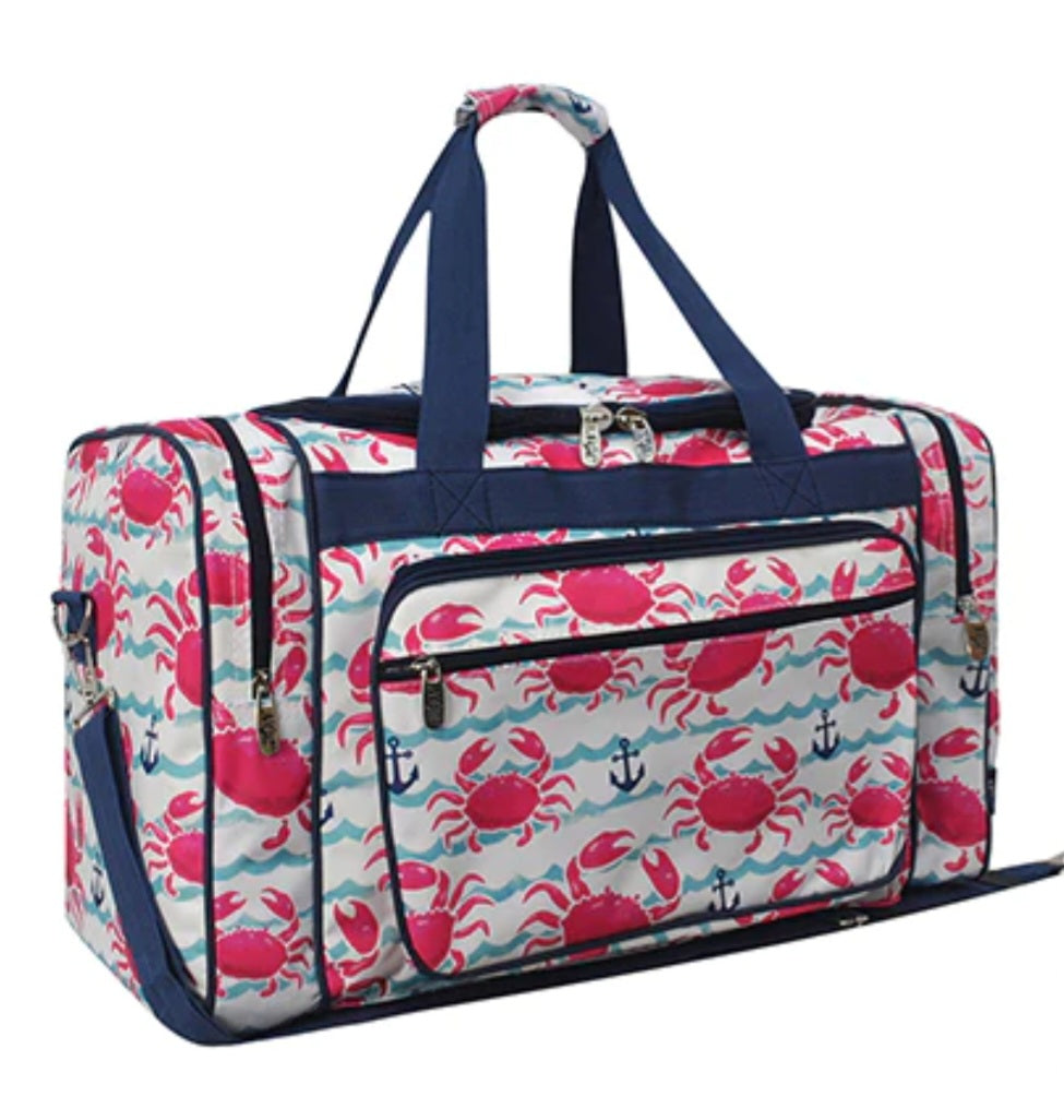 Crabs & Anchors 20" Weekender Duffel Bag