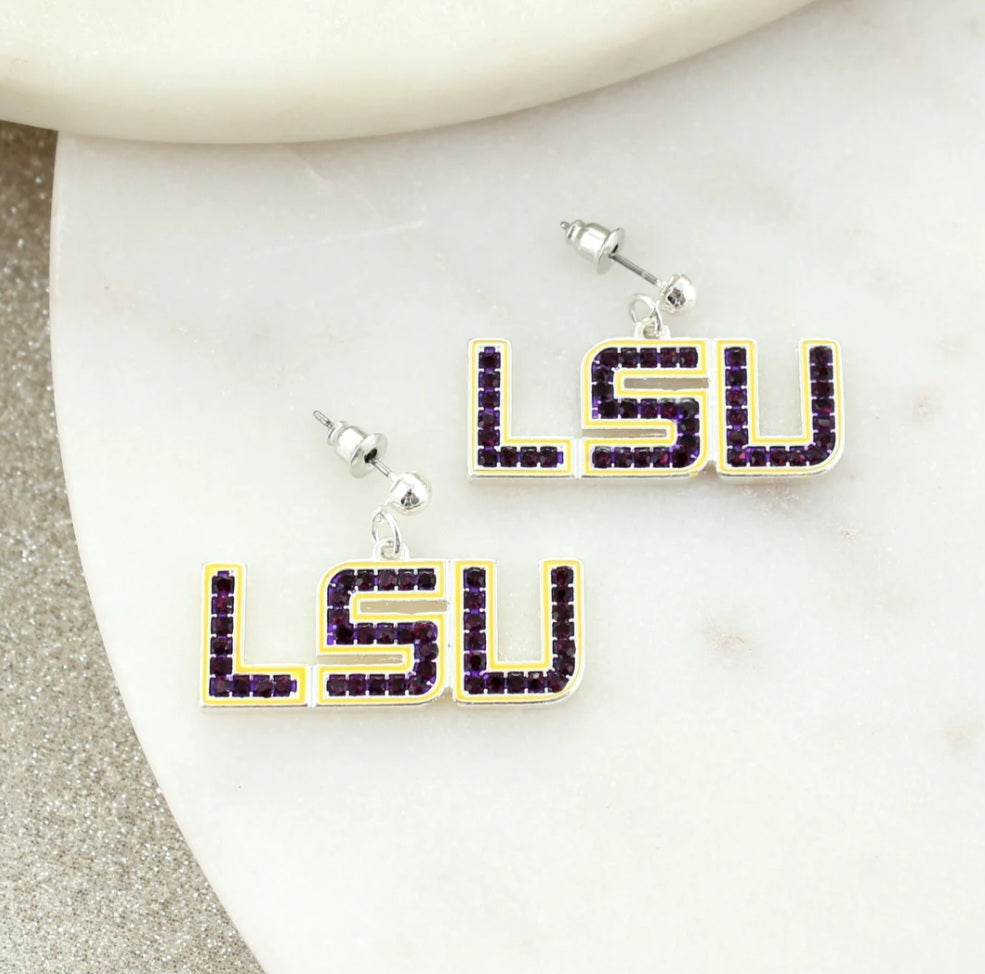 Your Favorite Collegiate Team's Logo Earrings