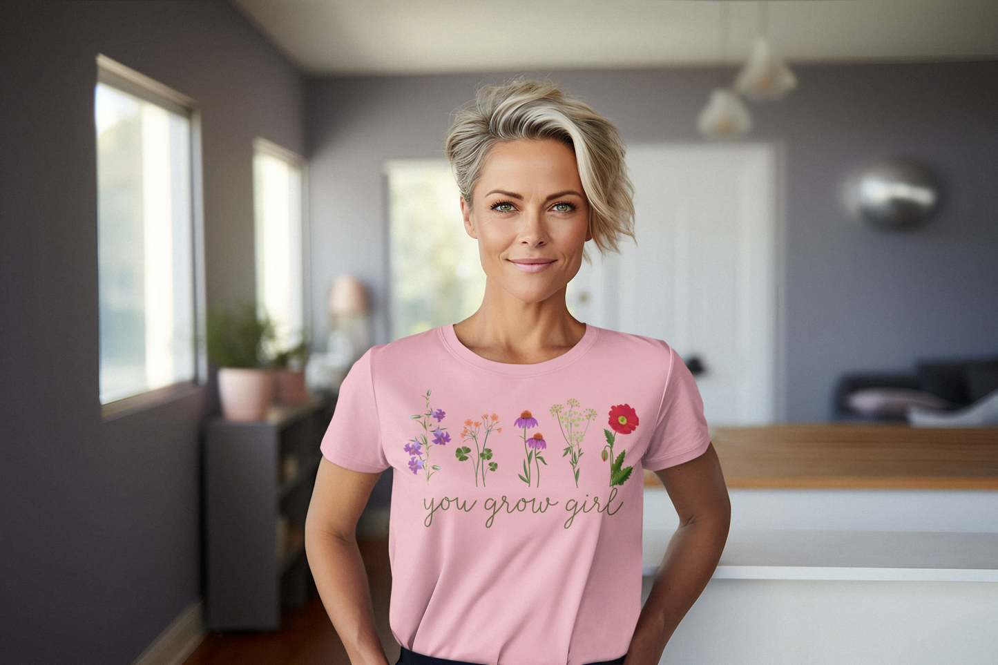 You Grow Girl Regular & Plus Graphic Tee