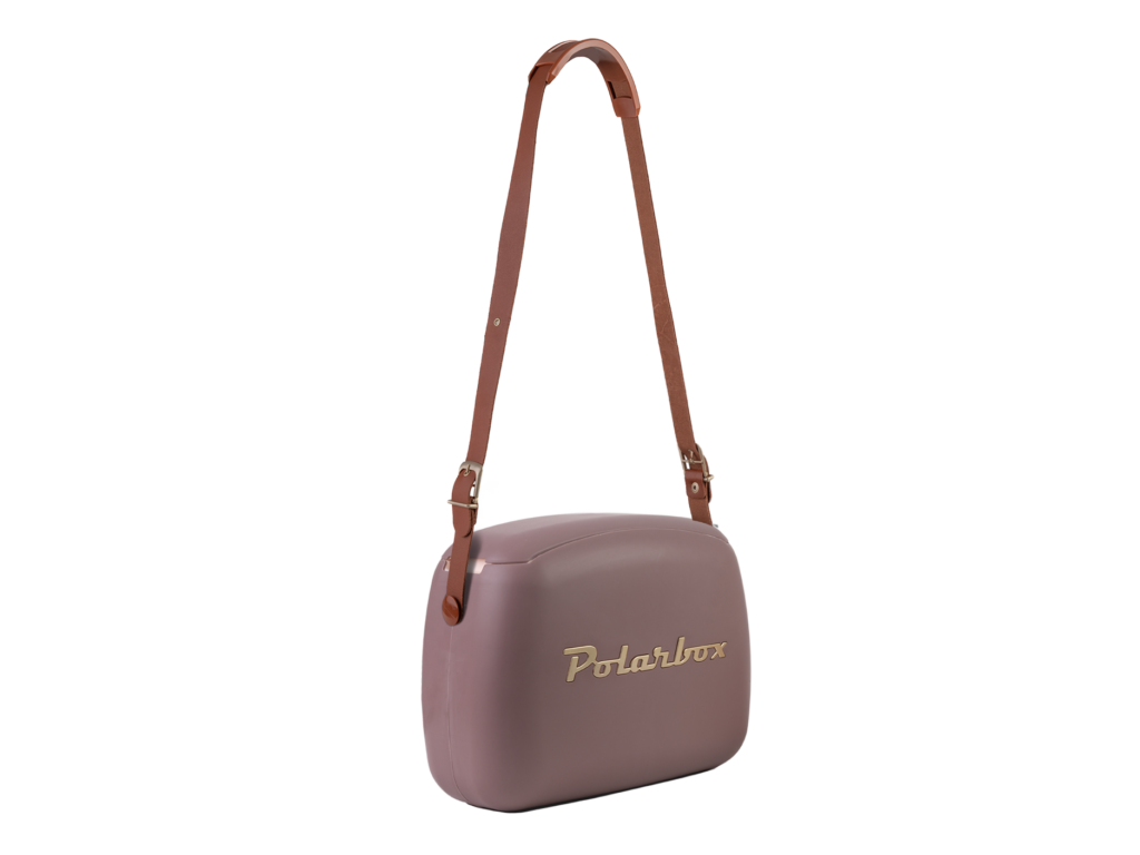 Polarbox Cooler Bag Urban Mulberry Gold