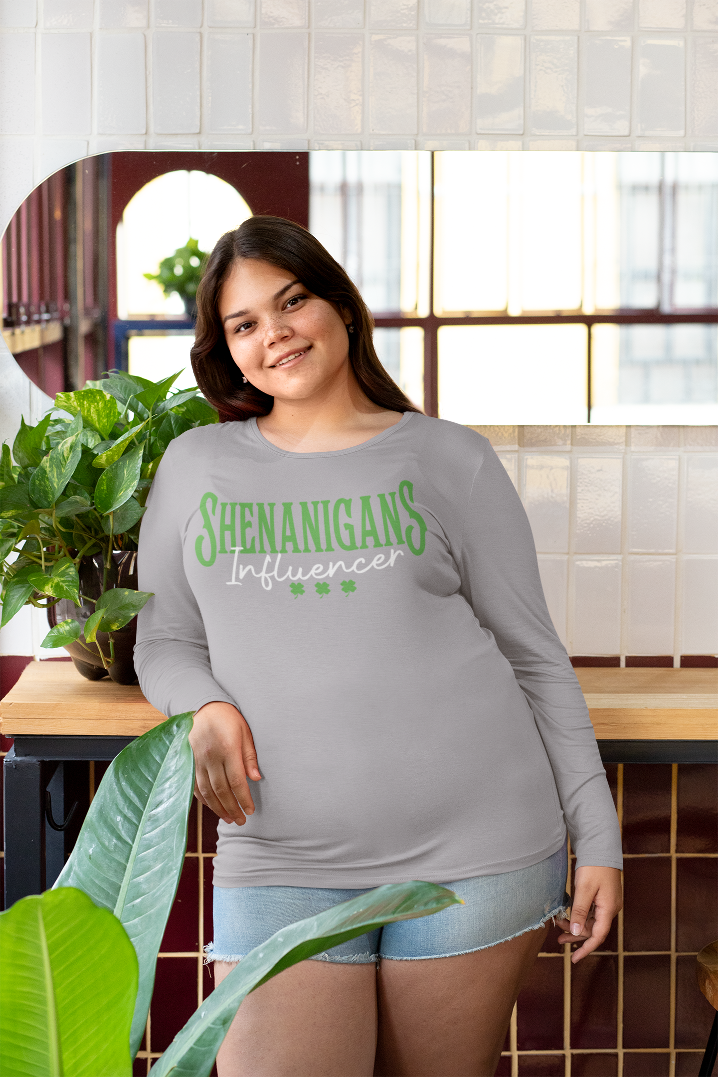 Shenanigan's Influencer  Regular & Plus Long or Short Sleeve Tee Shirt