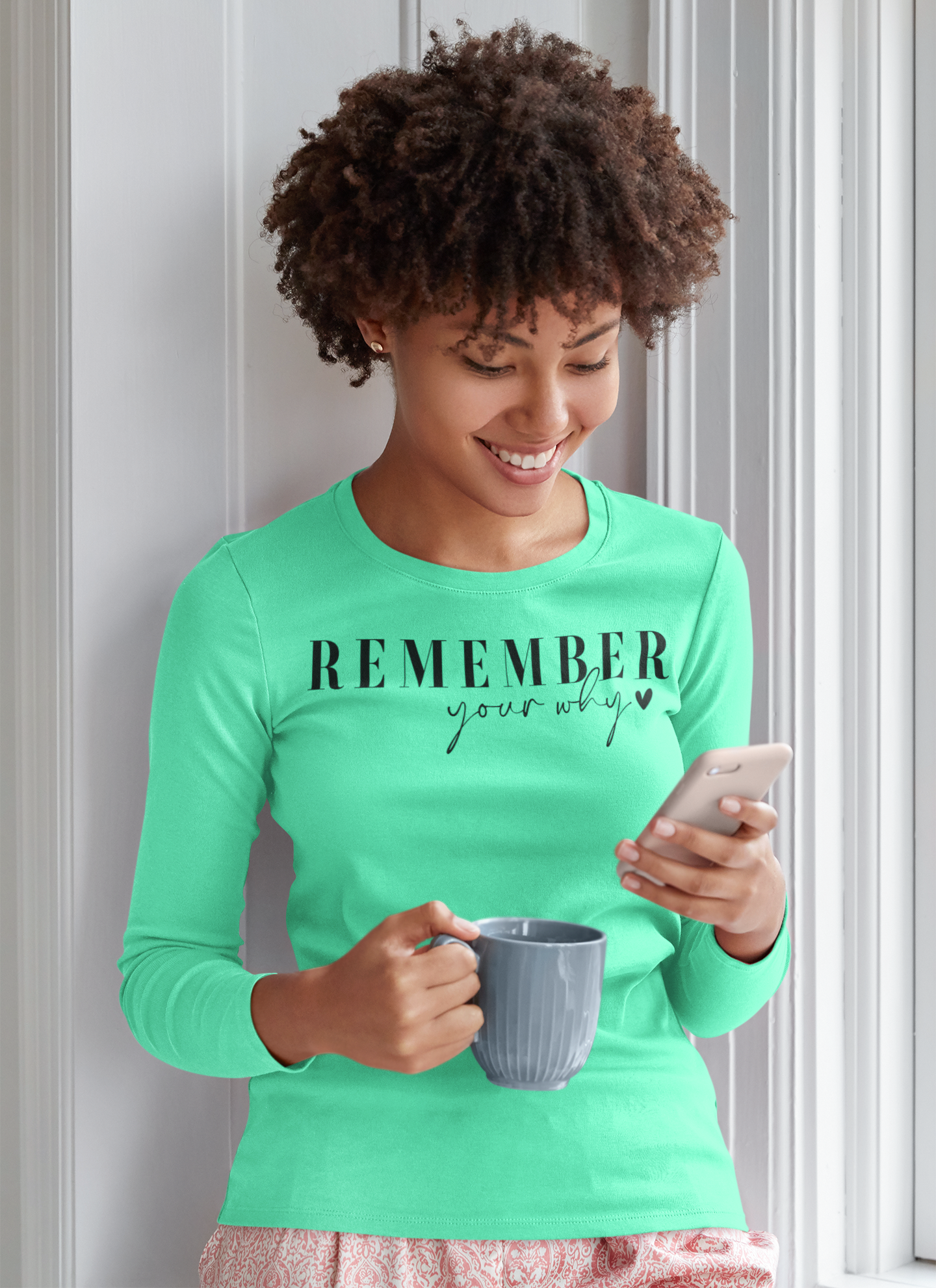 Remember Your Why Regular & Plus Long or Short Sleeve Graphic Tee