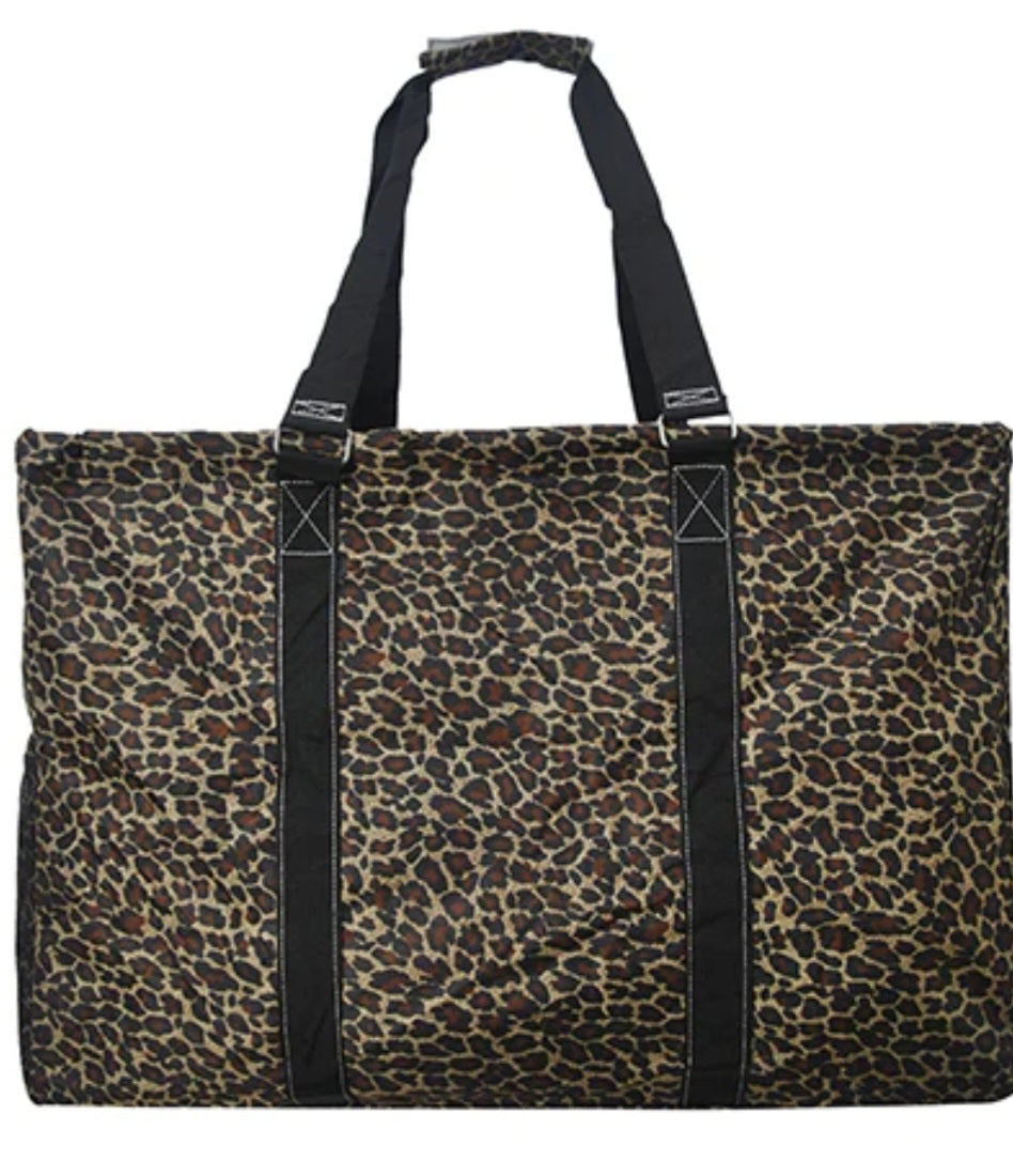 Leopard Mega Utility Shopping Bag