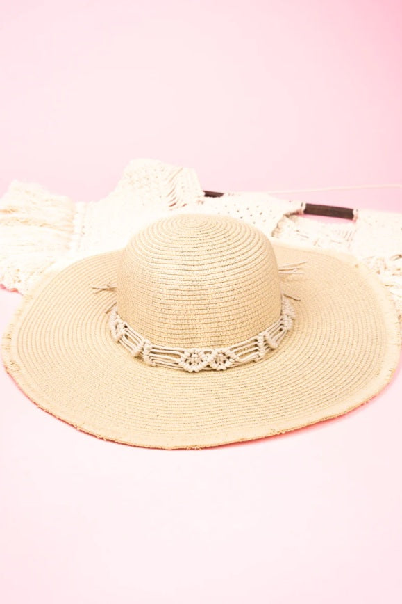 Beach Haven Natural Floppy Sun Hat