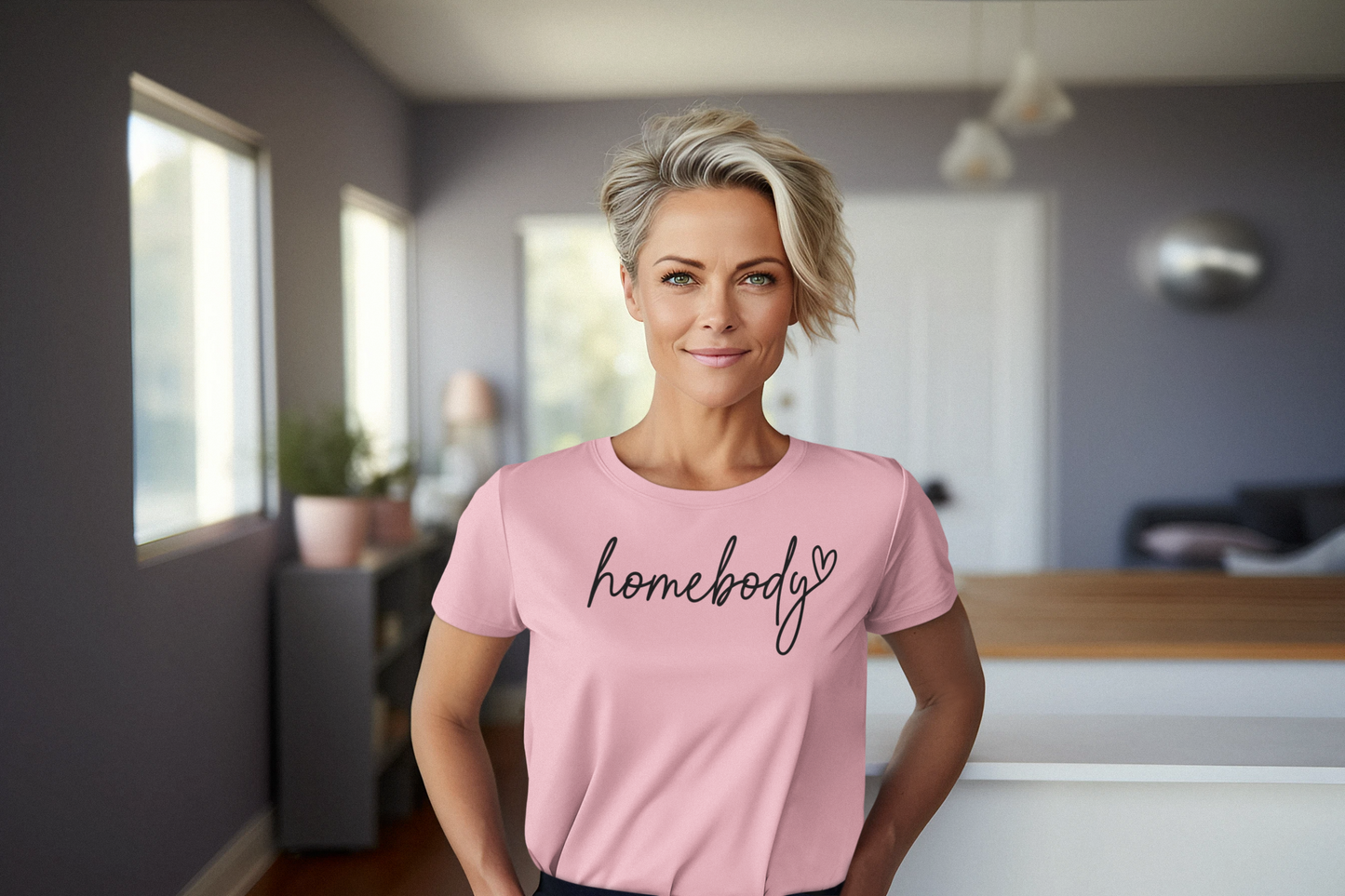 Homebody Regular & Plus Long or Short Sleeve Graphic Tee