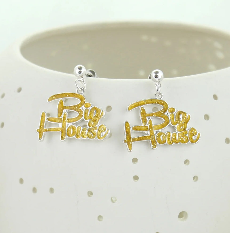 Your Favorite Collegiate Team's Slogan Earrings