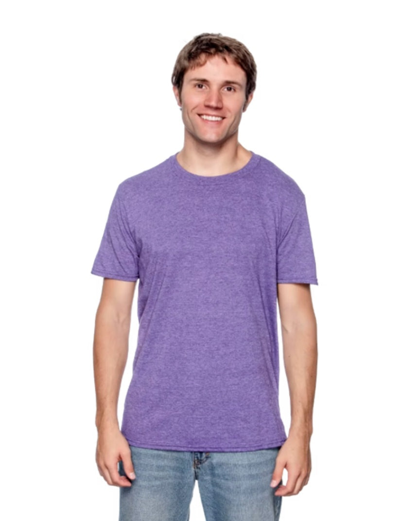 Men's Brown & Purple T-Shirts