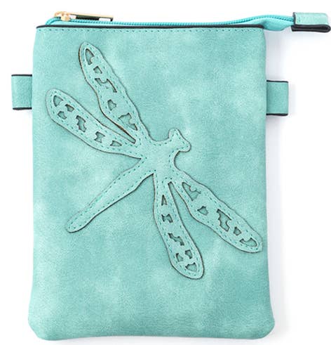 Aqua - Dragonfly Crossbody Bag