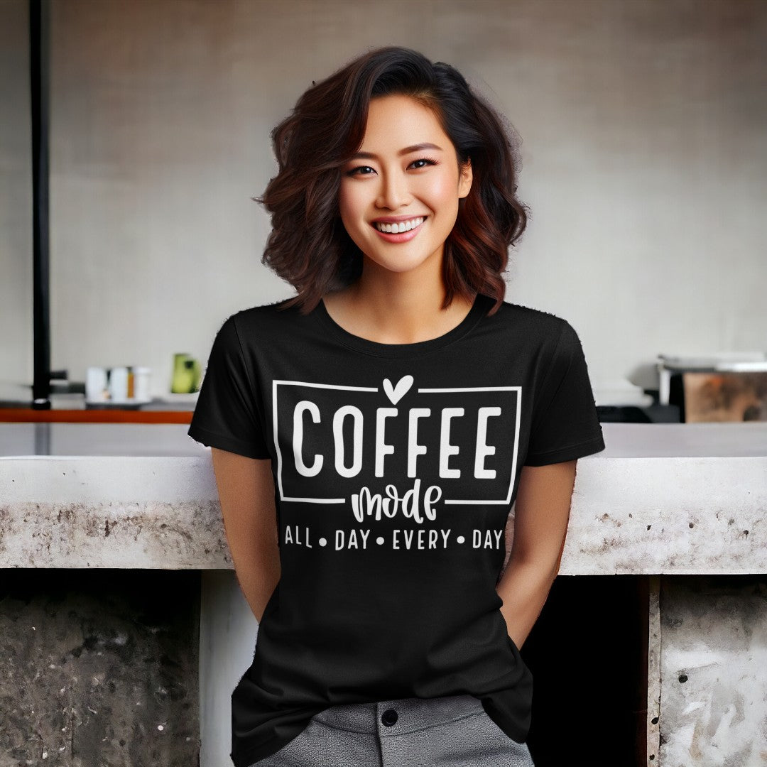 Coffee Mode Regular & Plus Size Graphic Tee