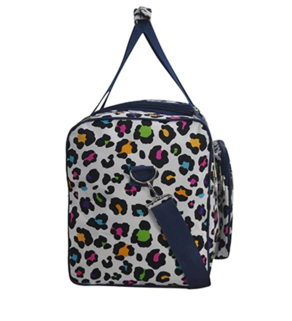 Popping Cheetah 20" Weekender Duffel Bag
