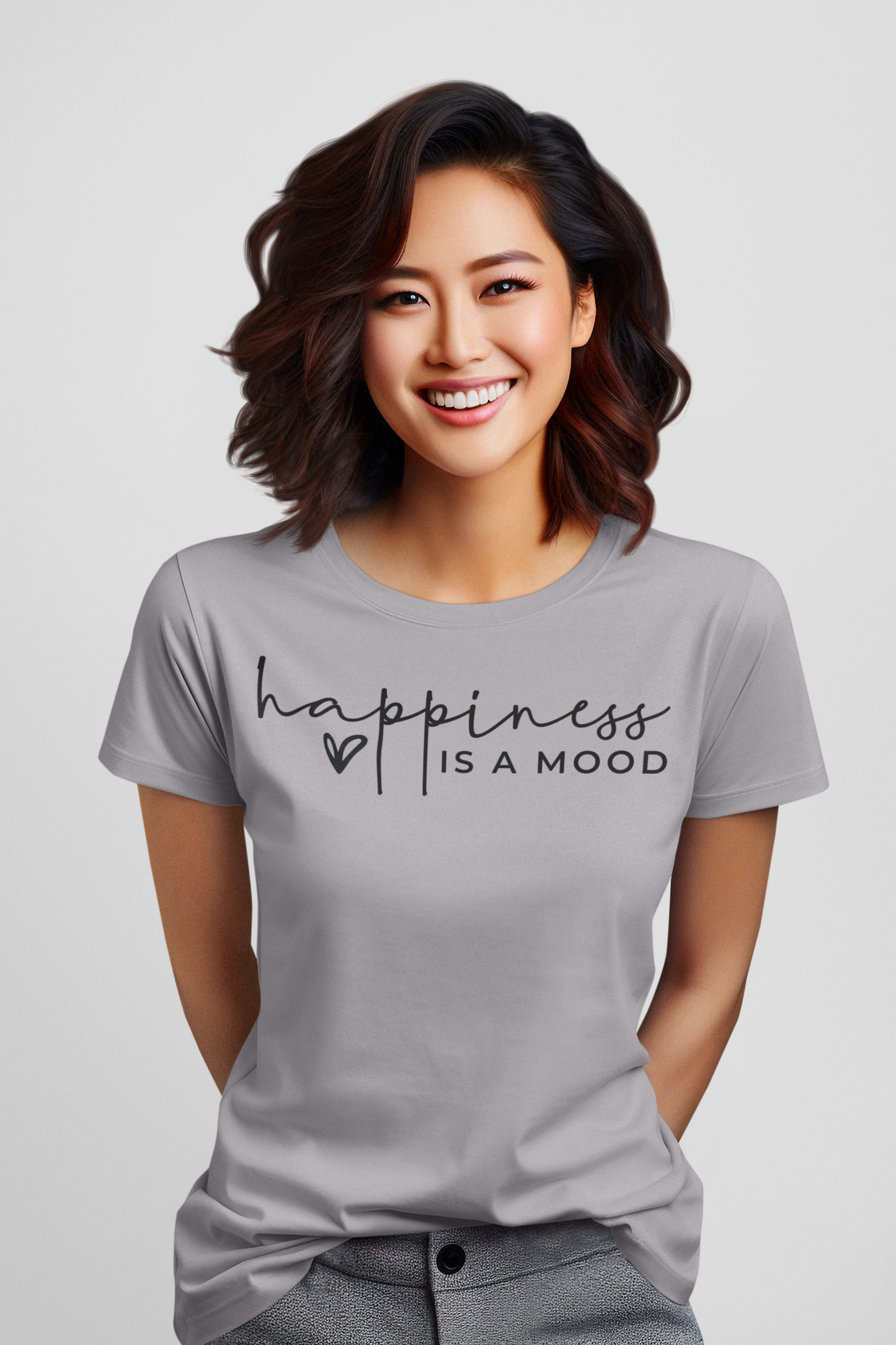 Happiness is a Mood Regular & Plus Graphic Tee