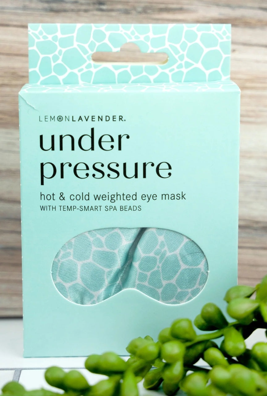 Blue Pebble Under Pressure Hot & Cold Weighted Eye Mask