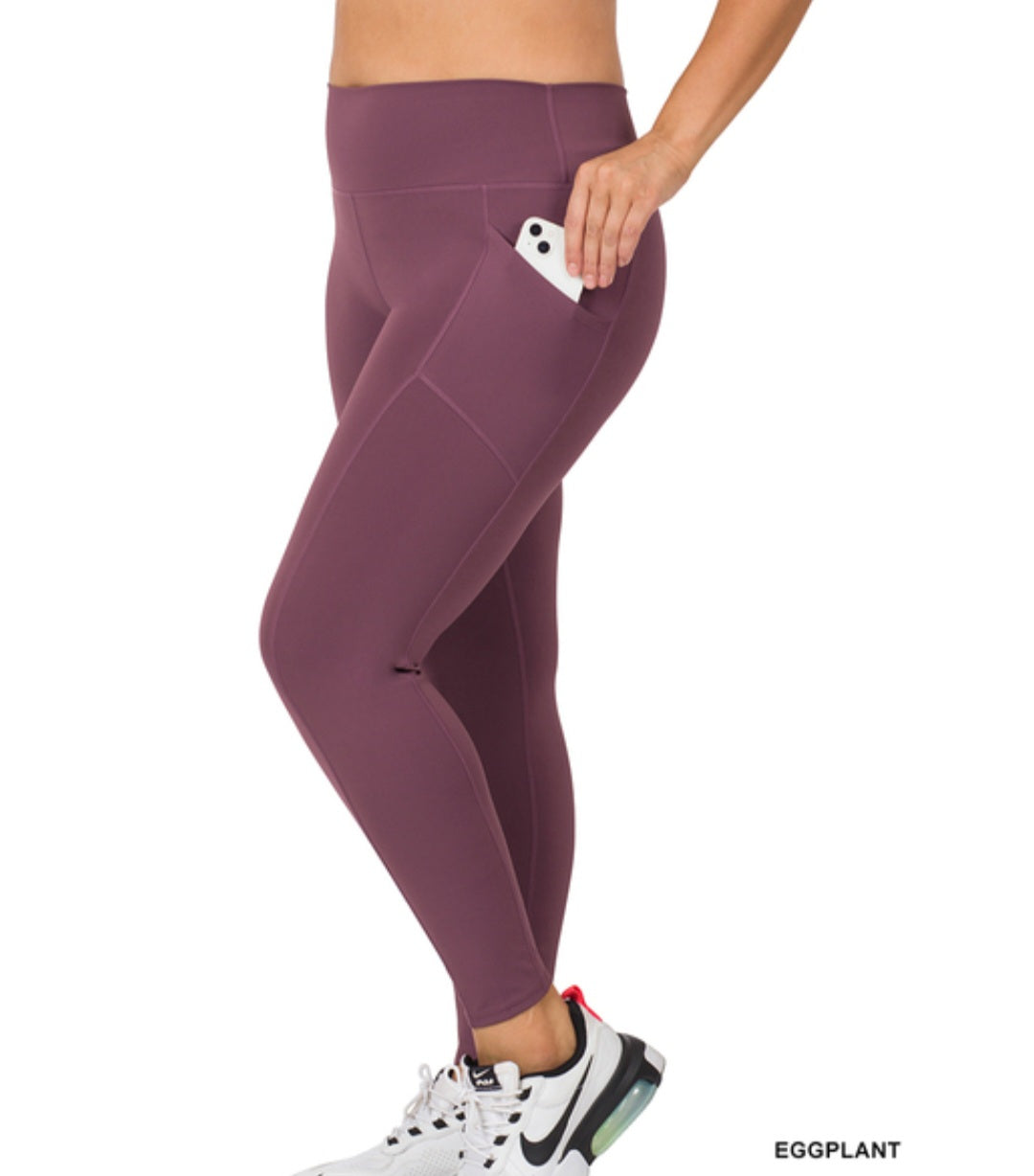 Eggplant Soft Leggings