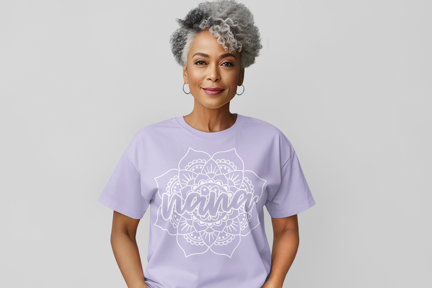 Nana Mandala Flower Graphic Tee