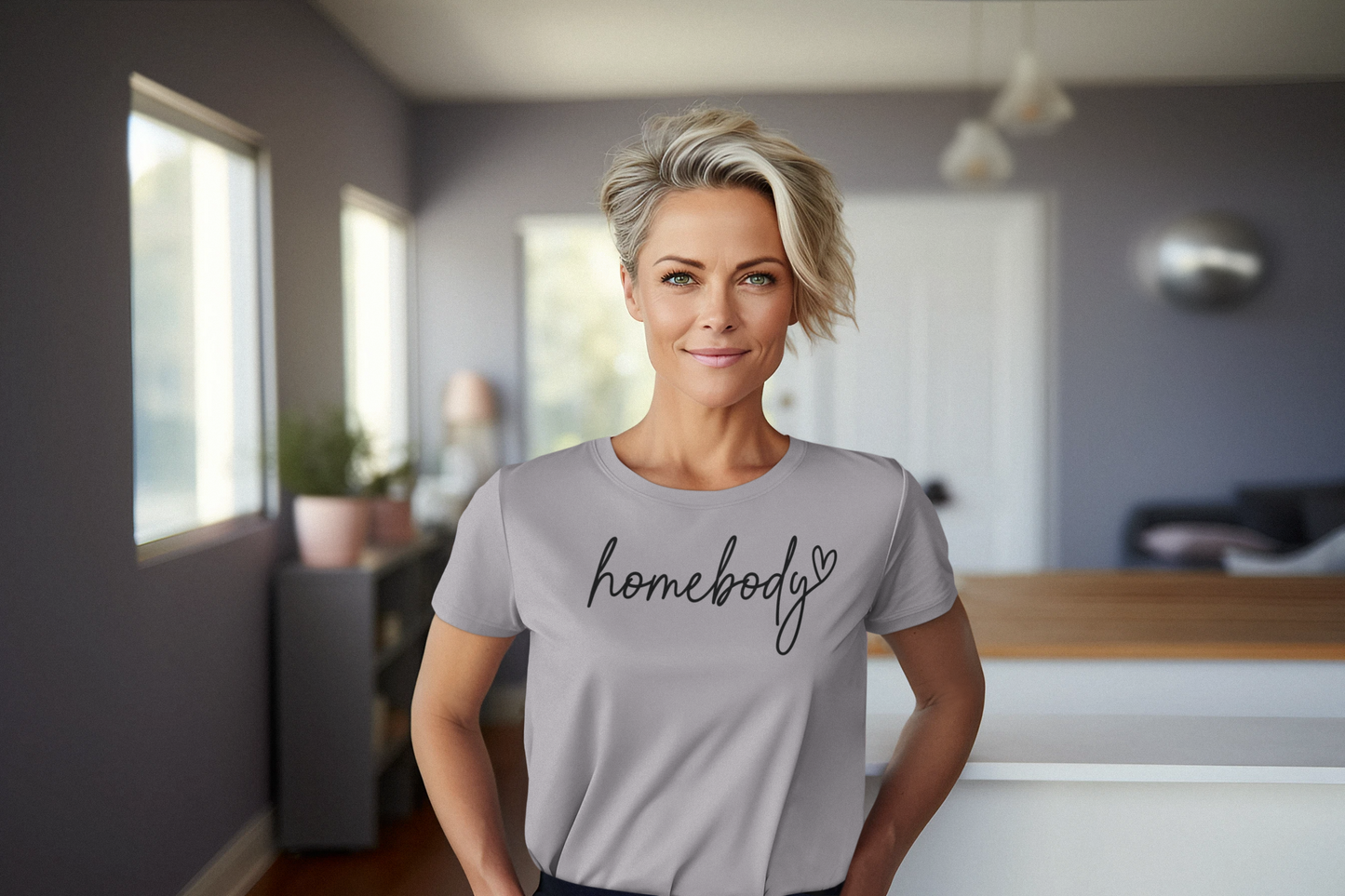 Homebody Regular & Plus Long or Short Sleeve Graphic Tee