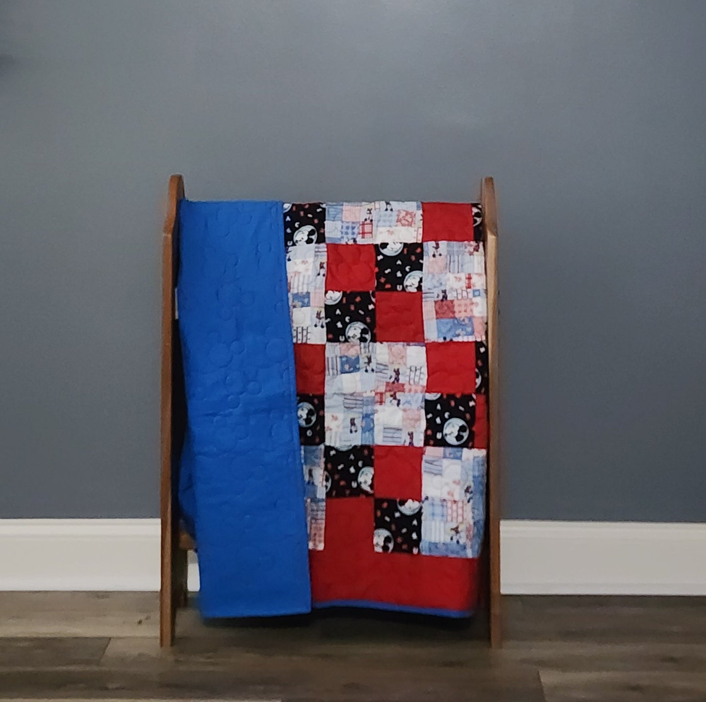 Mickey Mouse Lap or Crib Quilt