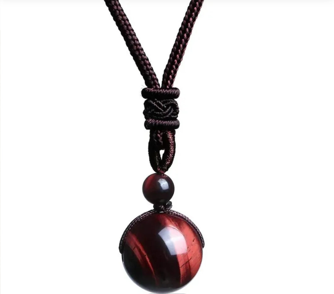 Fashion Ball Natural Stone Necklace