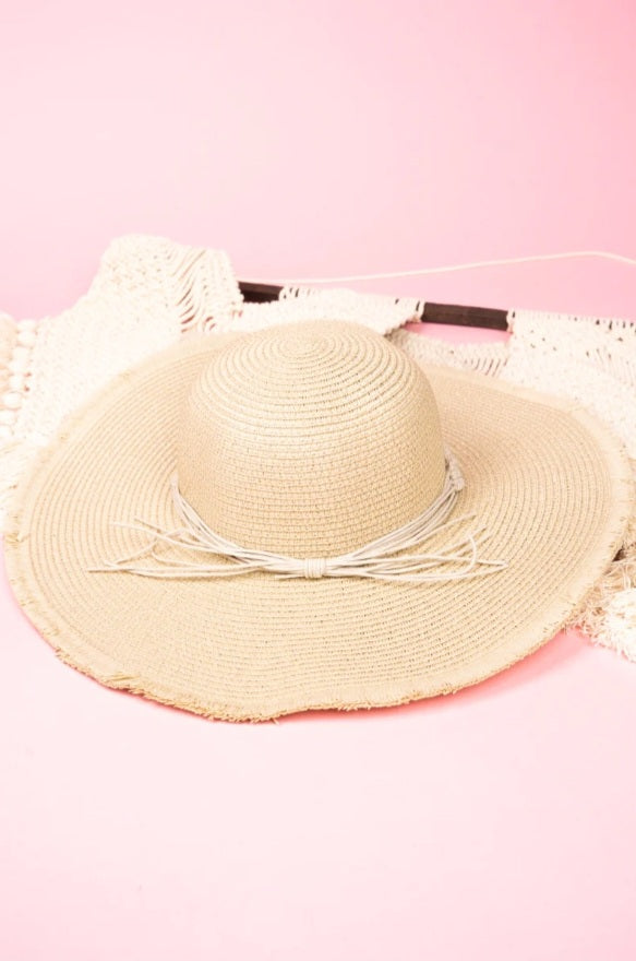 Beach Haven Natural Floppy Sun Hat