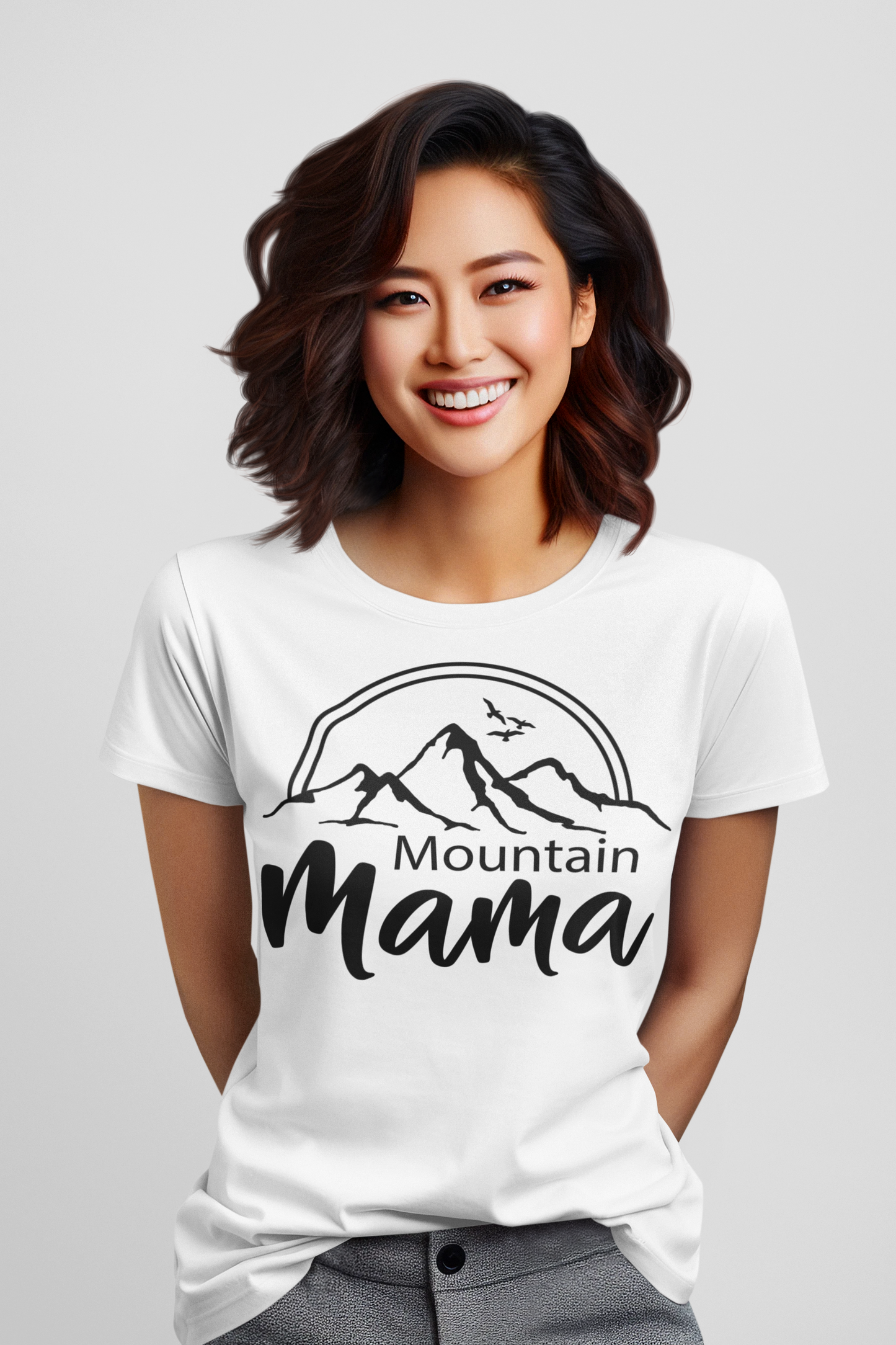 Mountain Mama Regular & Plus Long & Short Sleeve Graphic Tee