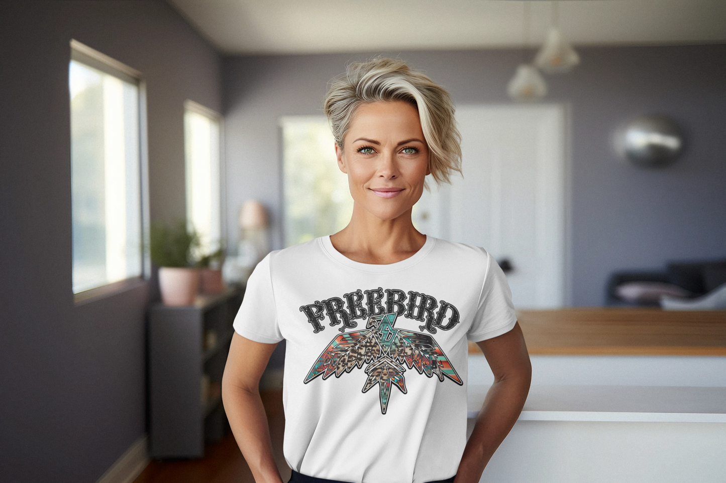 Free Bird (5) Regular & Plus Long or Short Sleeve Graphic Tee