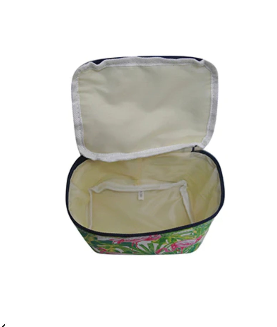 Tropical Flamingo Cosmetic Case