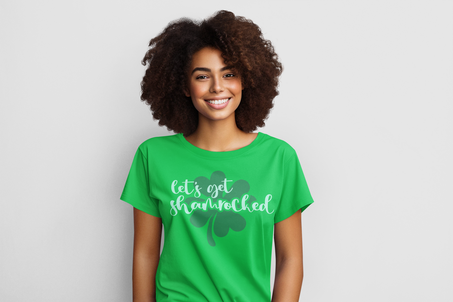 Let's Get Shamrocked Regular & Plus Long or Short Sleeve Tee Shirt