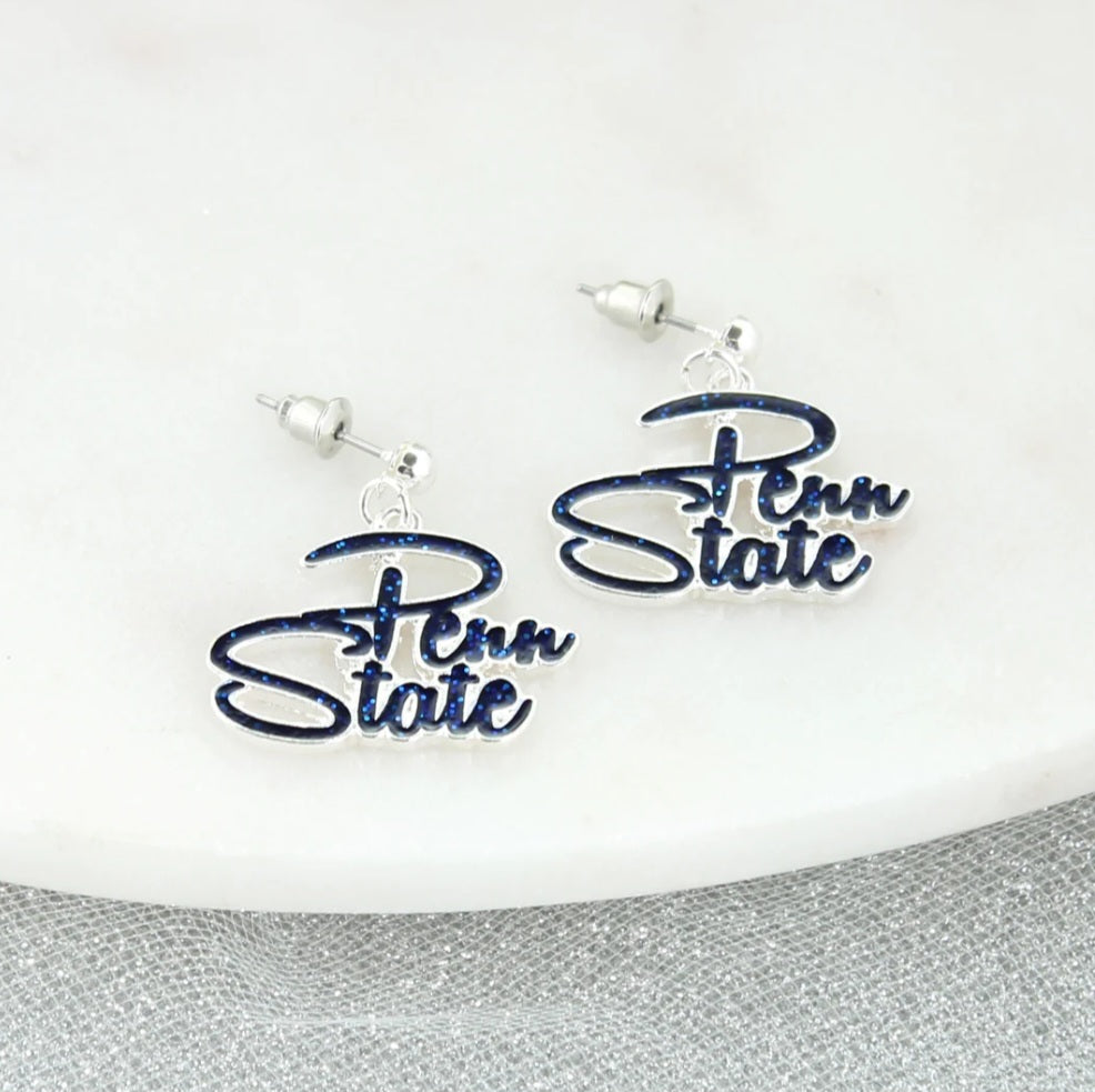 Your Favorite Collegiate Team's Slogan Earrings