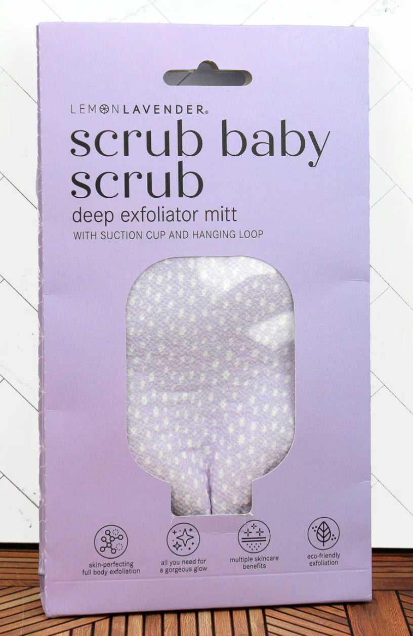 Lavender Scrub Baby Scrub Deep Exfoliator Mitt