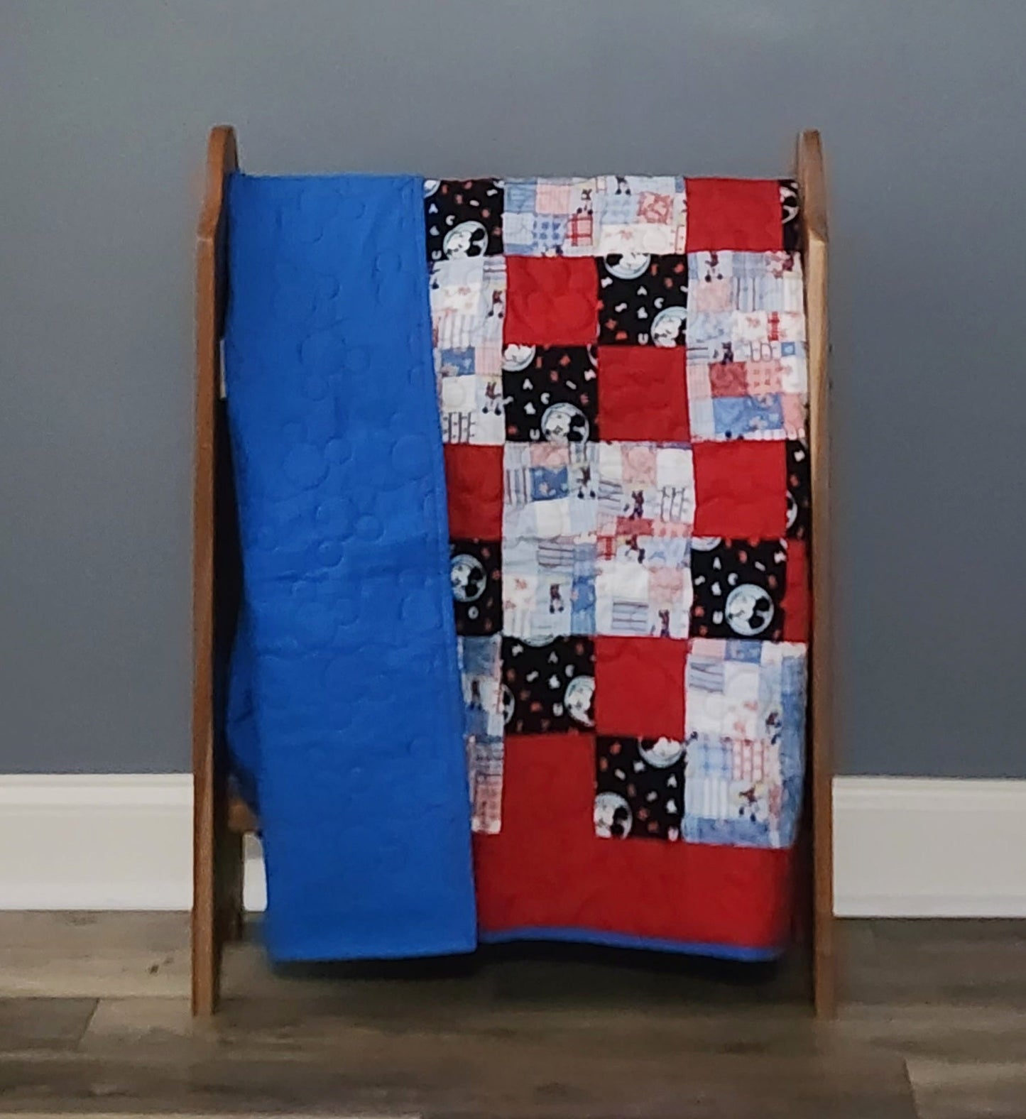 Mickey Mouse Lap or Crib Quilt