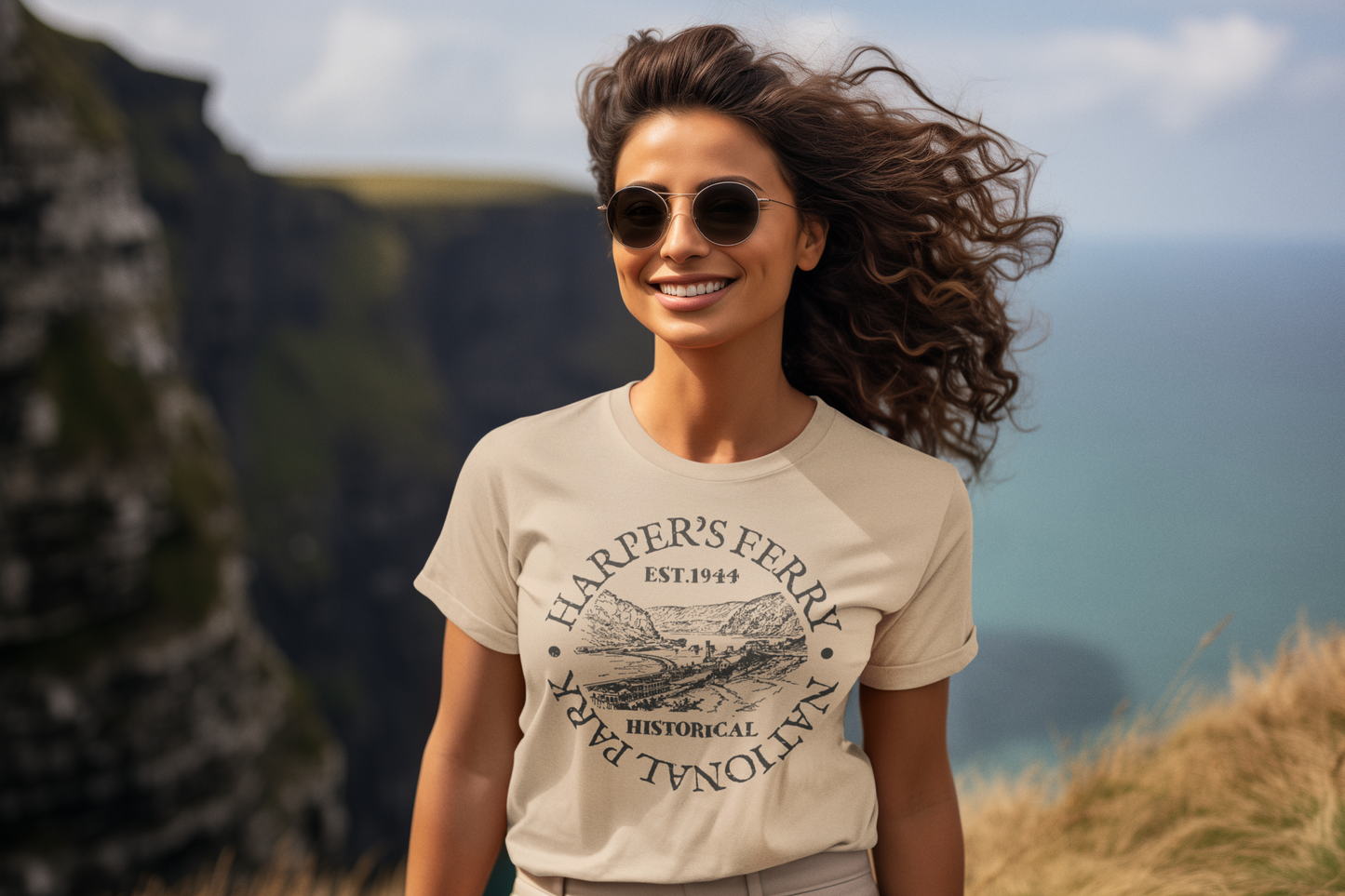 Harpers Ferry National Park Regular & Plus Long or Short Sleeve Graphic Tee