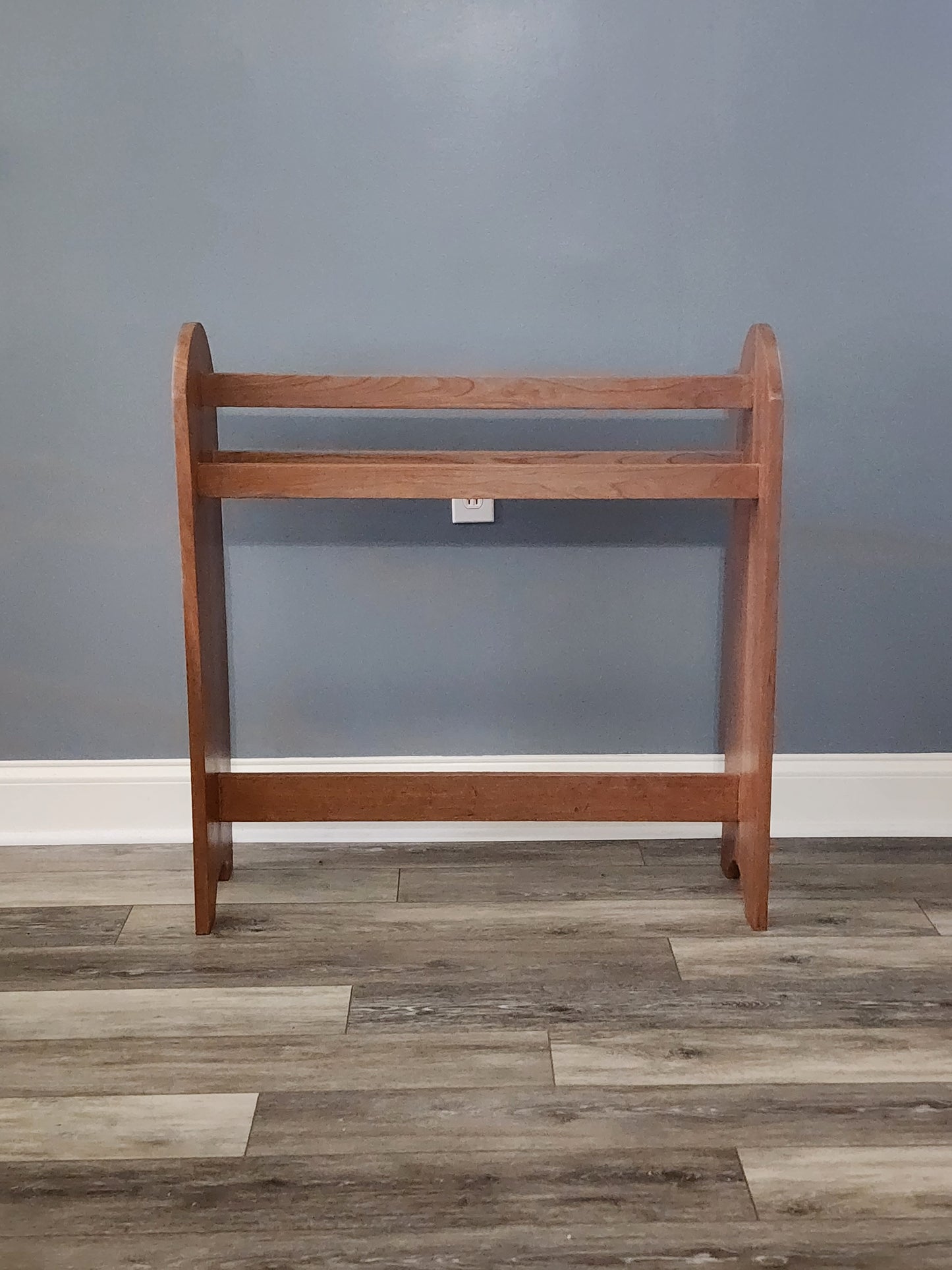 Solid Wood Cherry Quilt Rack Large