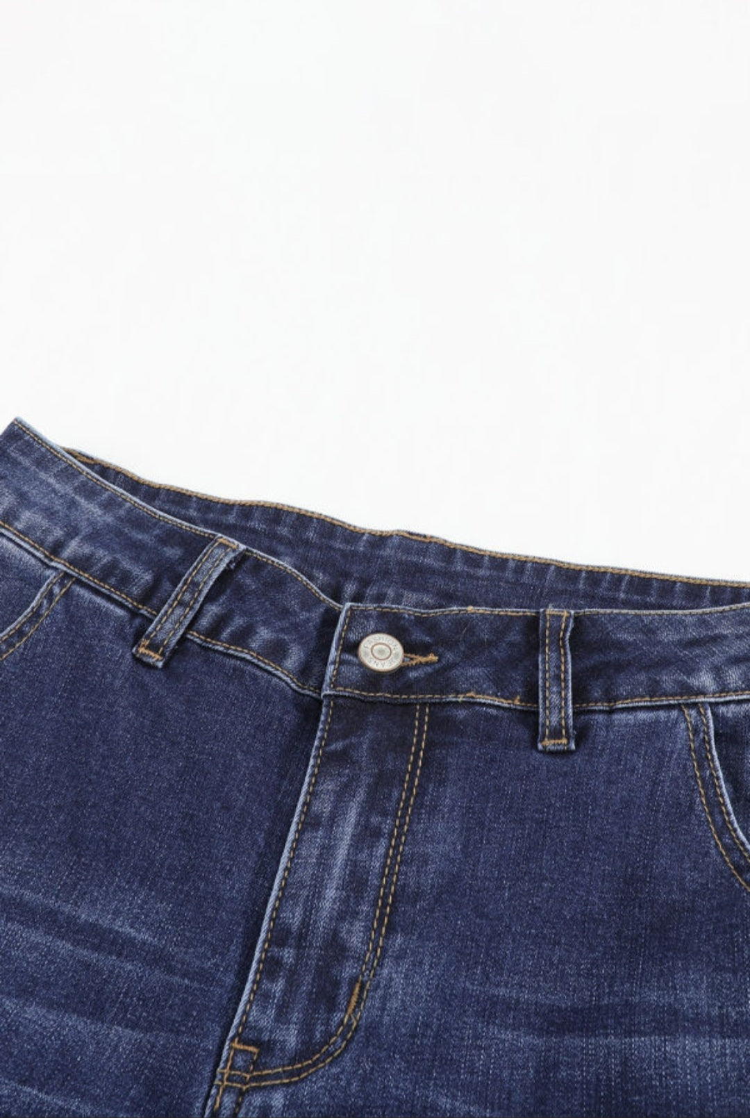 Blue Denim High Rise Jeans